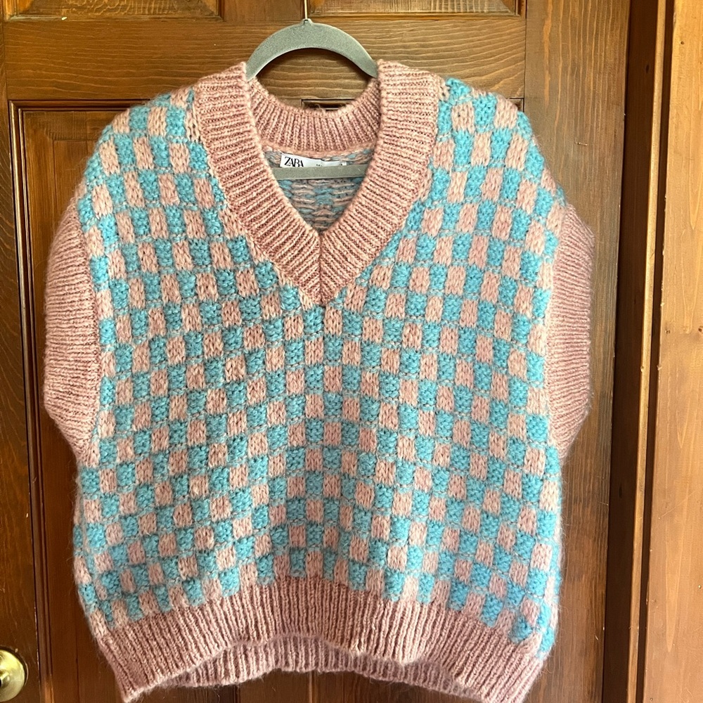 Zara knitted vest